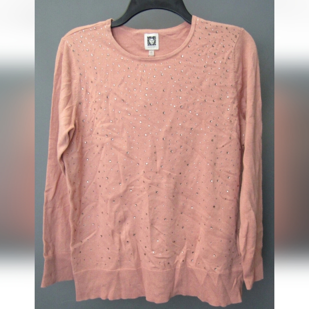 Anne Klein Heat Crewneck Sweater  $89 Size M